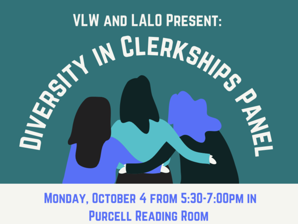 E-flyer which reads: "Diversity in Clerkships Panel"