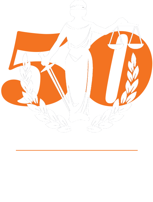 Virginia Law Women 50 Years Logo